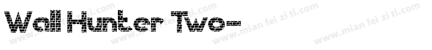 Wall Hunter Two字体转换